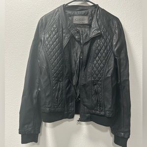 Fake leather jacket